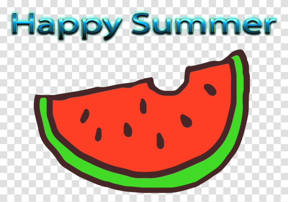 Summer Breaks Cards Clipart, Plant, Fruit, Food, Watermelon Transparent Png