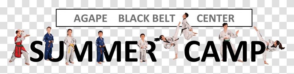 Summer Camp Banner Karate, Person, Human, Martial Arts, Sport Transparent Png