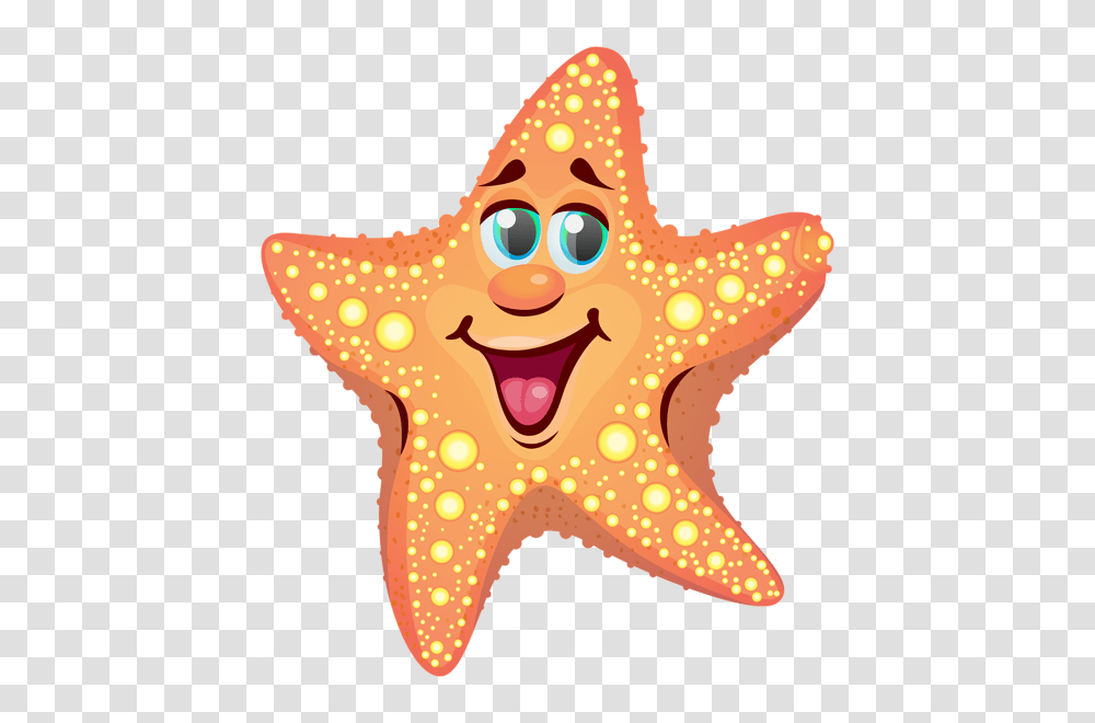 Summer Clip Cartoon Starfish, Sea Life, Animal, Invertebrate, Star Symbol Transparent Png