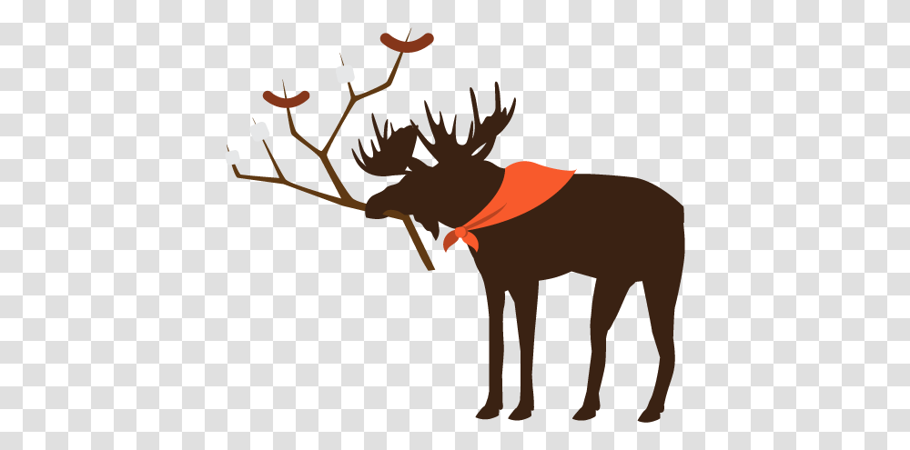 Summer Clipart Moose, Animal, Mammal, Pet, Silhouette Transparent Png