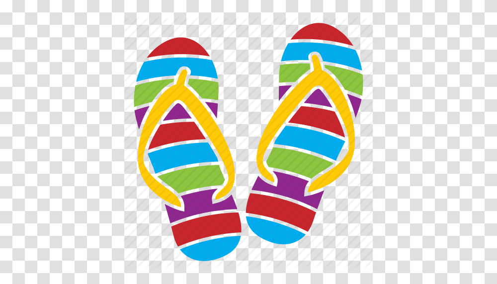 Summer Clipart Slipper, Apparel, Footwear, Flip-Flop Transparent Png