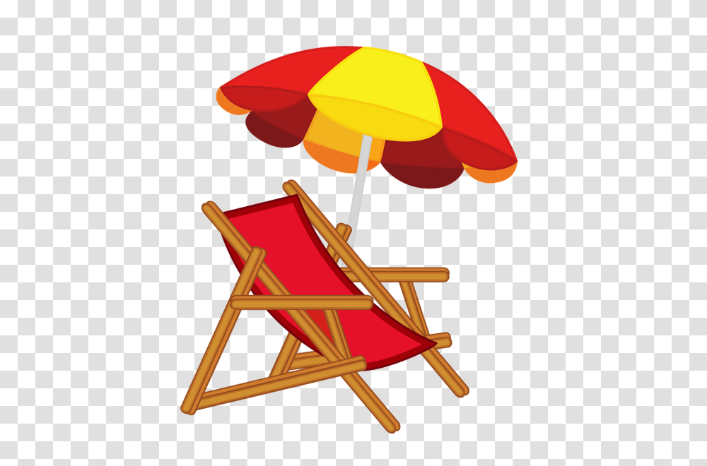 Summer Craft Ideas Beach Beach Umbrella And Beach, Chair, Furniture, Lamp, Tabletop Transparent Png