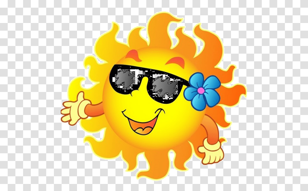 Summer Desktop Wallpaper Clip Art Funny Sun, Outdoors, Nature, Sky, Sunglasses Transparent Png