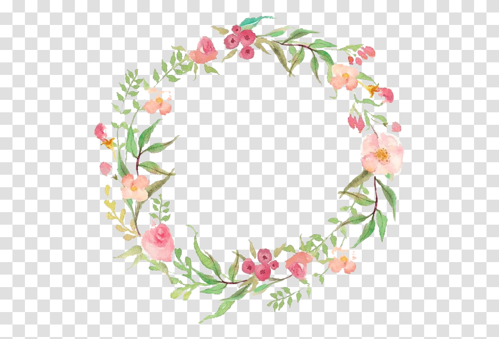 Summer Flowers Clipart Watercolor Wreath Flower, Floral Design, Pattern, Plant Transparent Png