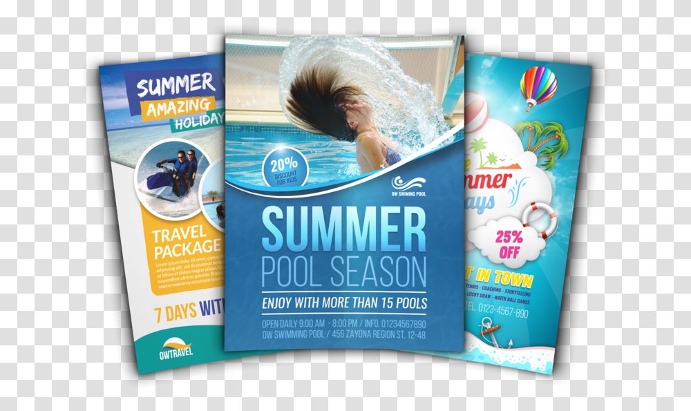 Summer Flyer Bundle Template, Advertisement, Poster, Paper, Brochure Transparent Png