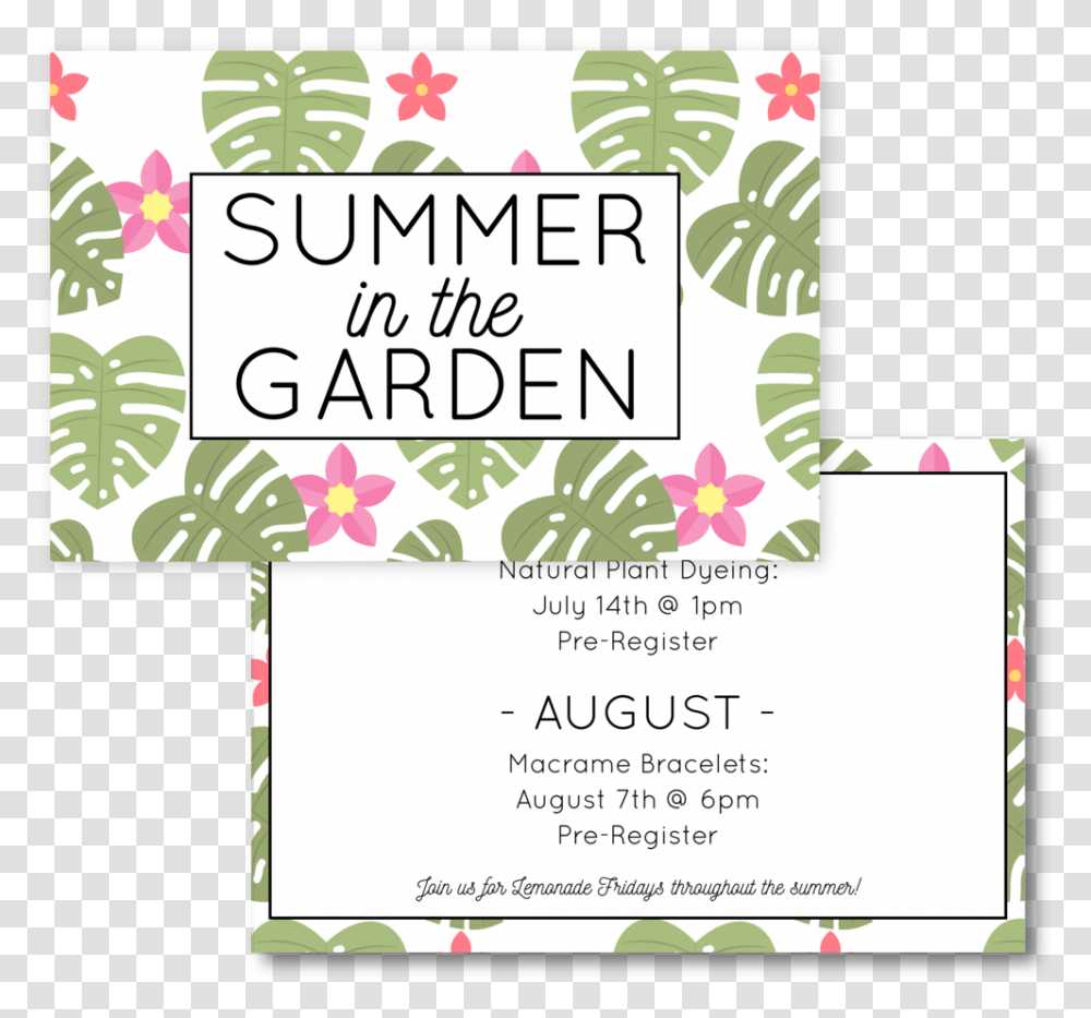 Summer, Flyer, Poster, Paper, Advertisement Transparent Png