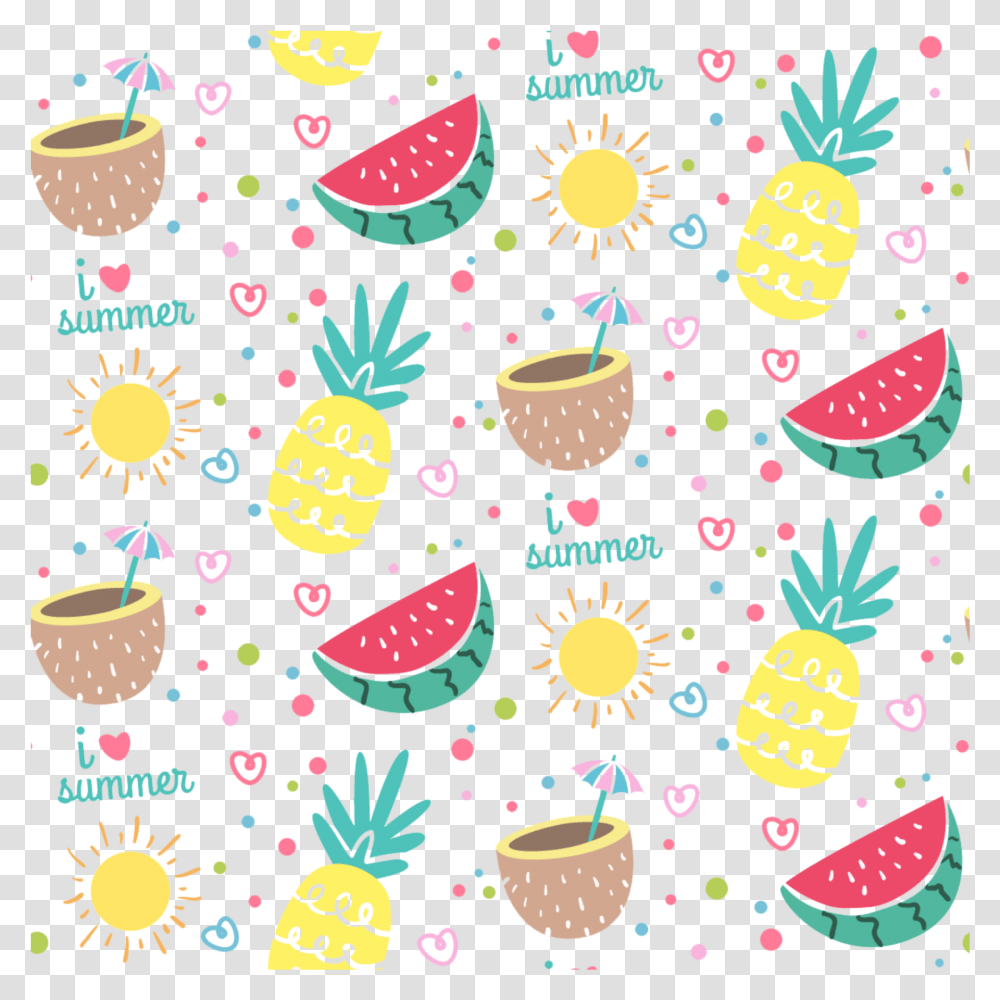 Summer Fruit Clip Art, Paper, Pattern, Rug Transparent Png