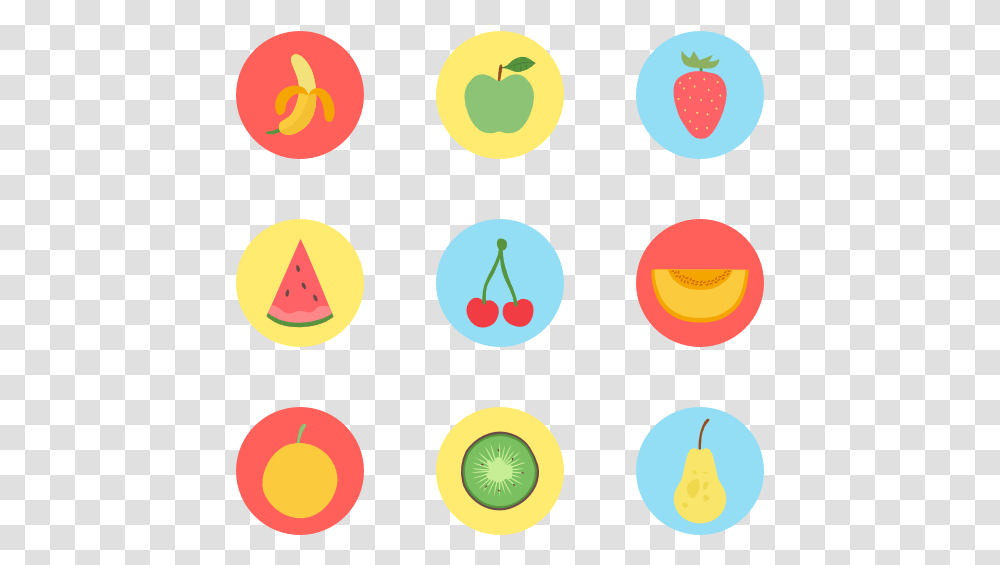 Summer Fruits Icons, Food, Number Transparent Png