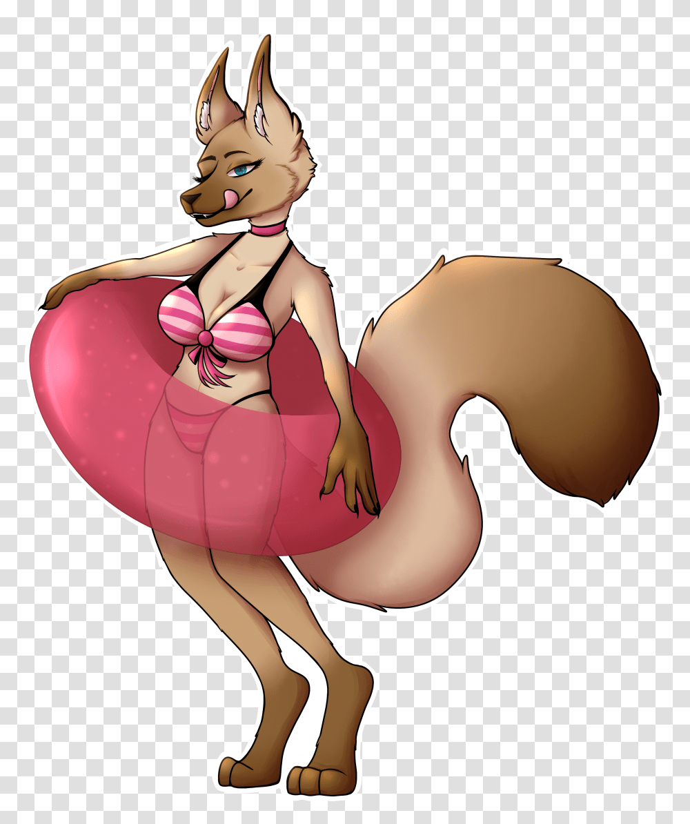 Summer Furry Commission, Stomach, Apparel, Back Transparent Png
