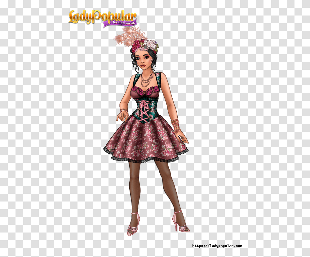 Summer Lady Popular Outfit, Person, Female, Toy Transparent Png