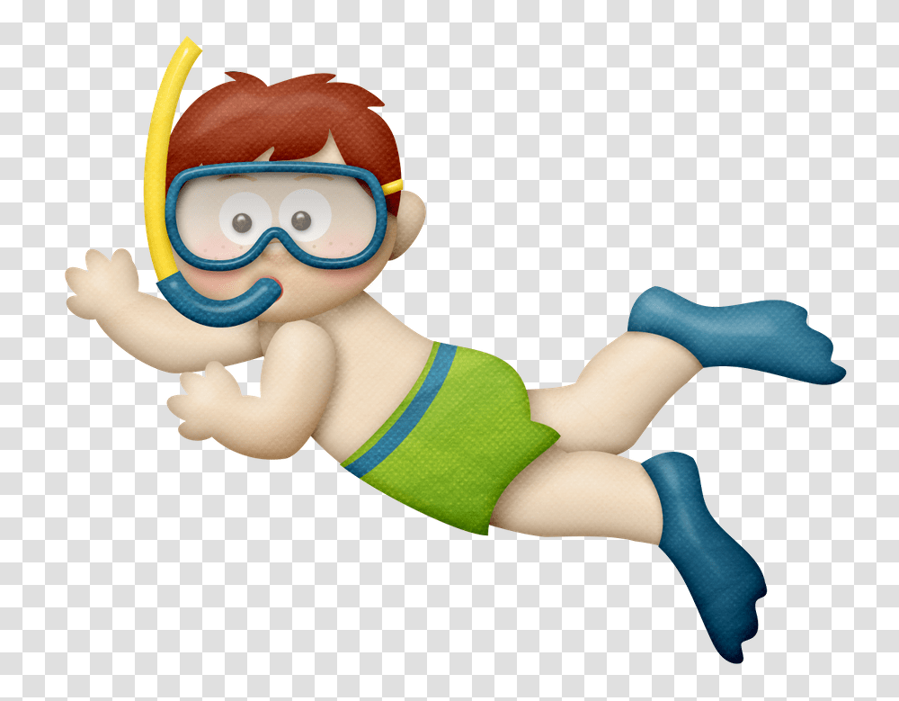 Summer Little Boy Diver Clip Art Clip Art, Toy, Doll, Person, Human Transparent Png