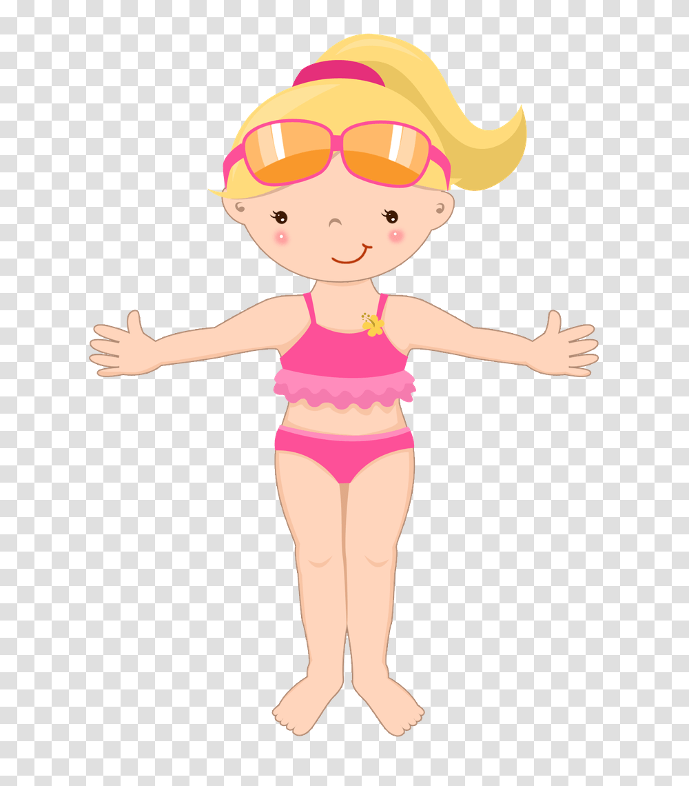 Summer Little Girl Clip Art Clip Art, Person, Human, Goggles, Accessories Transparent Png
