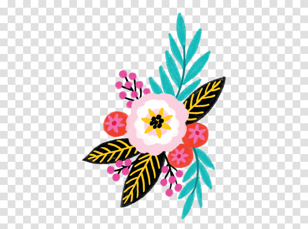 Summer Metallic Flower Tattoo Tattly, Graphics, Art, Floral Design, Pattern Transparent Png