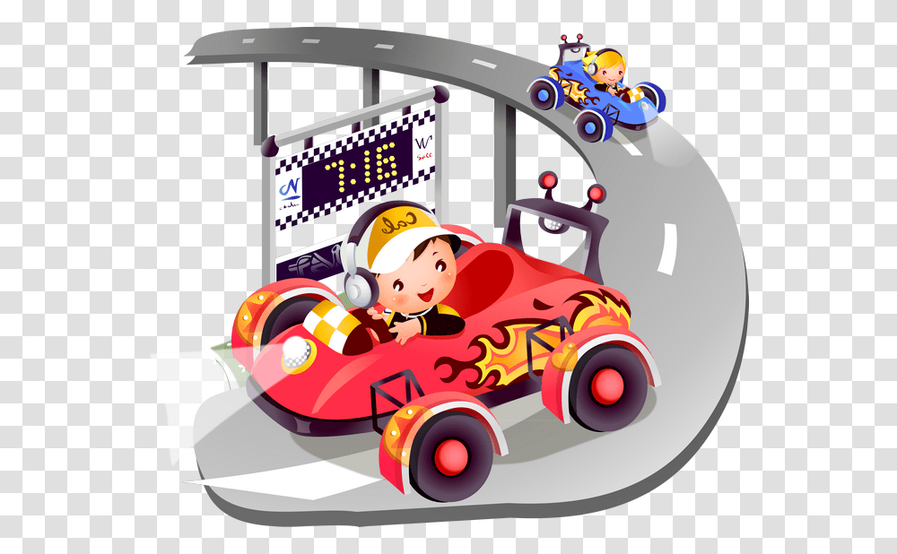 Summer Pack For One Class, Kart, Vehicle, Transportation, Toy Transparent Png