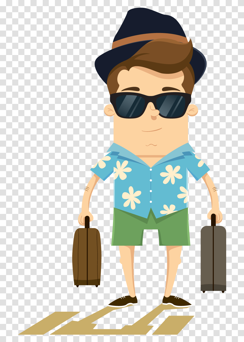 Summer People Travel Up To Vector Vecteur Clipart People Travel Vector, Sunglasses, Accessories, Accessory, Person Transparent Png