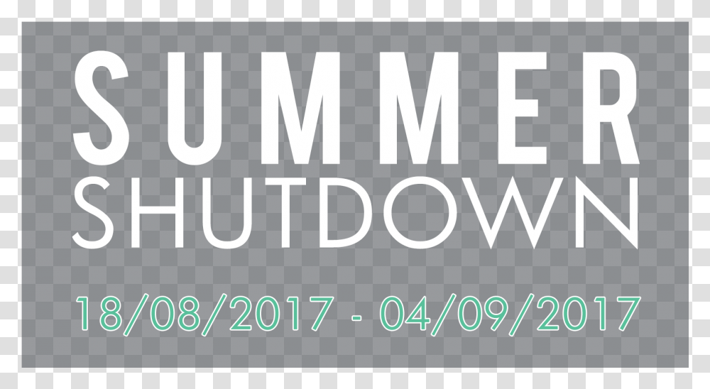Summer Shutdown Download, Word, Alphabet, Face Transparent Png