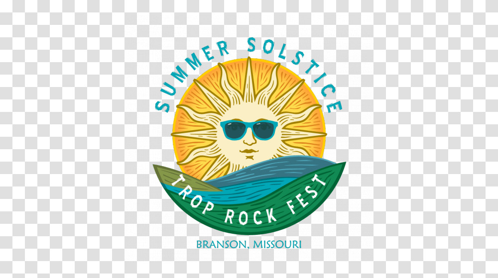 Summer Solstice Trop Rock Event, Sunglasses, Logo, Person Transparent Png