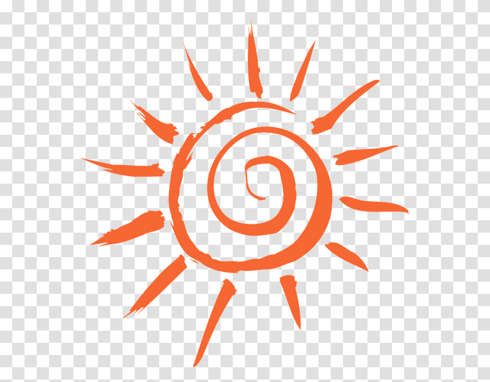 Summer Sun Sun Art, Spiral, Coil, Rotor, Machine Transparent Png