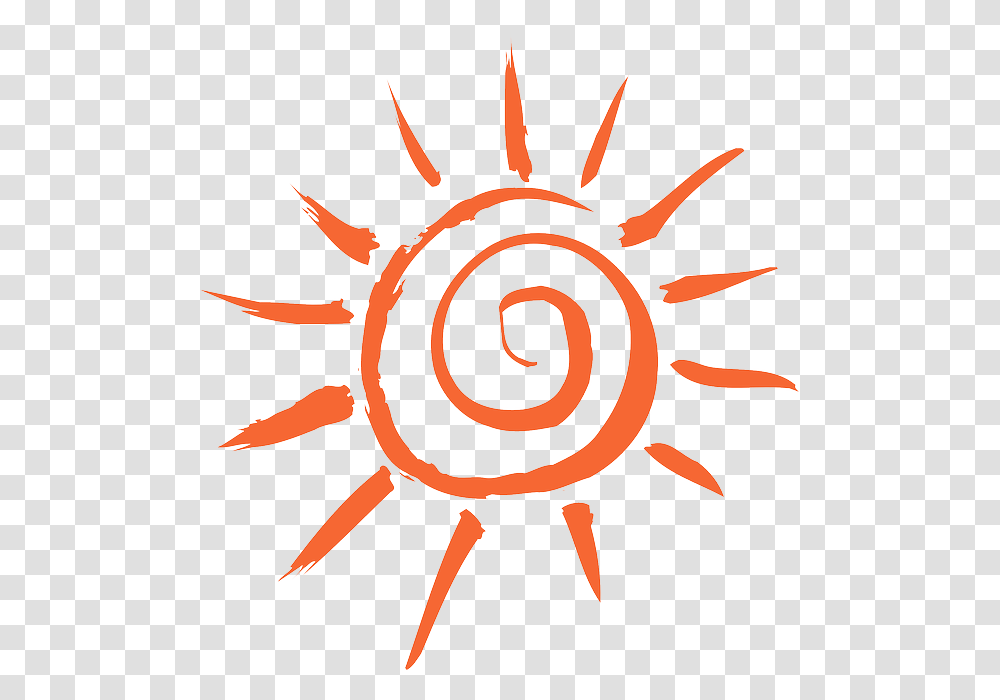 Summer Sunshine Sun Red Sun Clipart, Nature, Outdoors, Spiral Transparent Png