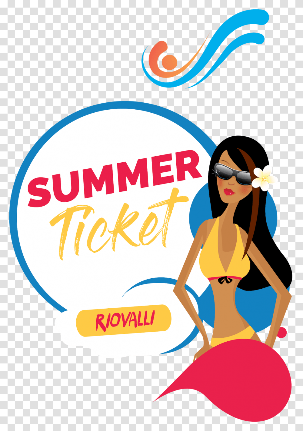 Summer Ticket Cartoons, Advertisement, Poster, Flyer Transparent Png