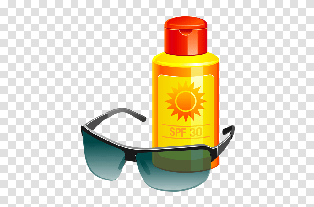 Summer Vacation Clip Art Vector, Bottle, Sunglasses, Accessories, Accessory Transparent Png