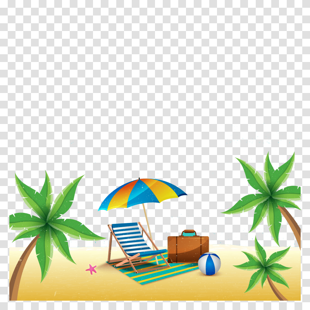 Summer Vector Clipart, Leaf, Plant, Green, Vacation Transparent Png