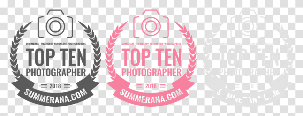 Summerana Photoshop Actions For Photographers Top Ten Summerana, Logo, Label Transparent Png