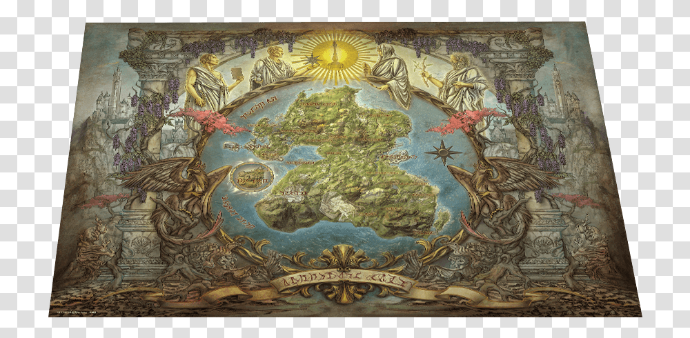 Summerset Summerset Isle Map, Painting, Architecture, Building Transparent Png