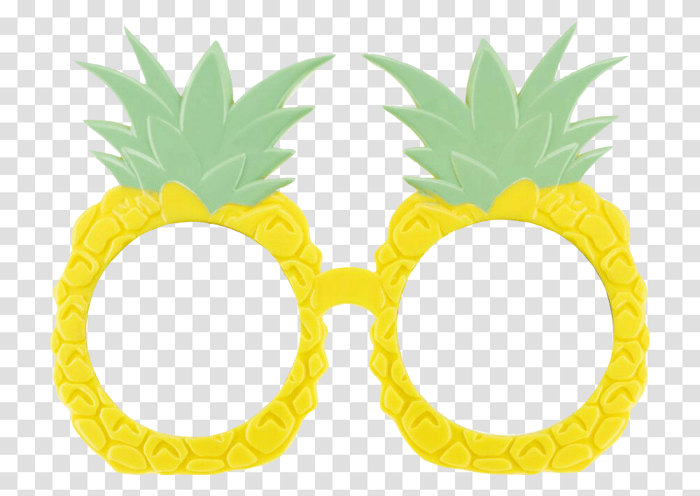 Summertime Pineapples Glasses, Plant, Fruit, Food Transparent Png