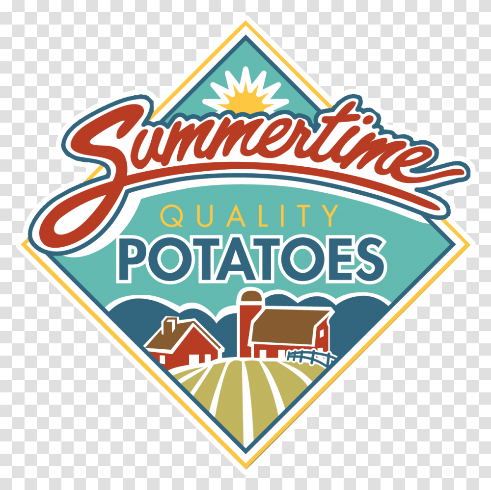 Summertime Potato Company Label, Logo, Trademark Transparent Png