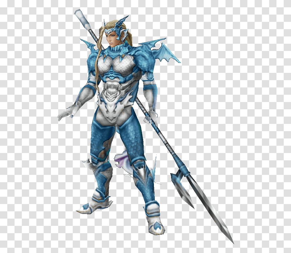 Summon A Servant Mk Kain Holy Dragoon Dissidia, Person, Human, Figurine, People Transparent Png