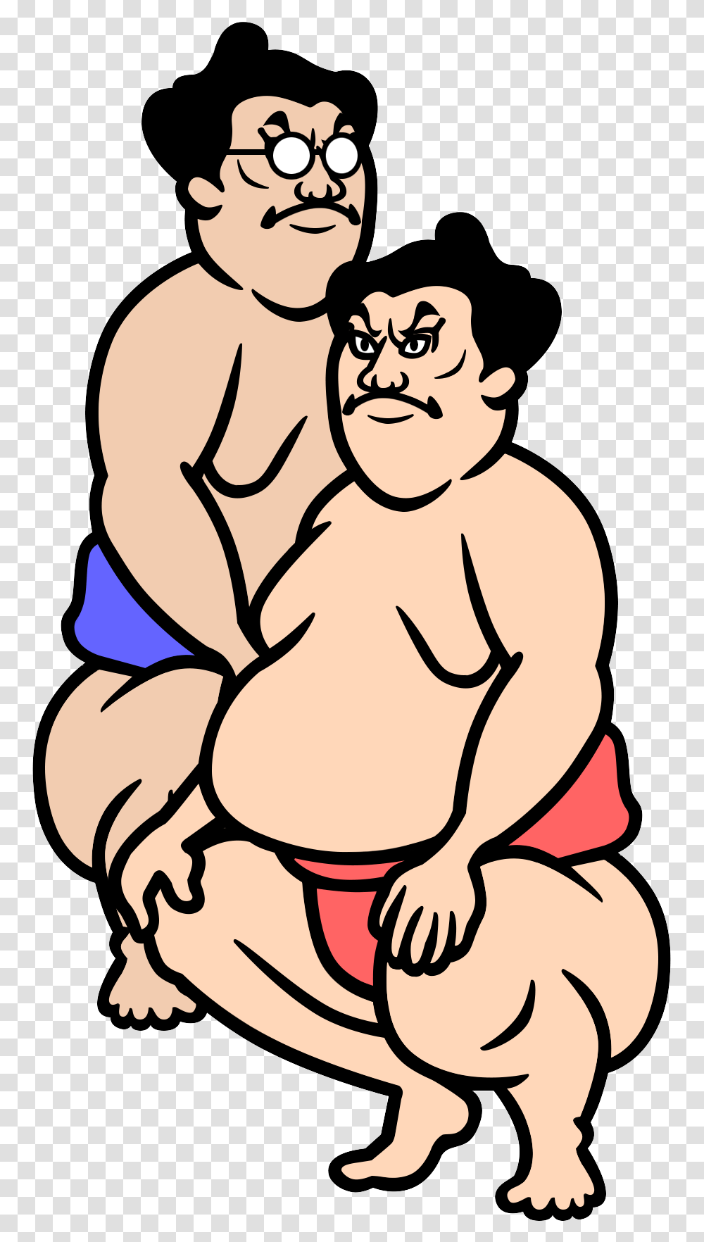 Sumo, Sport, Back, Painting Transparent Png