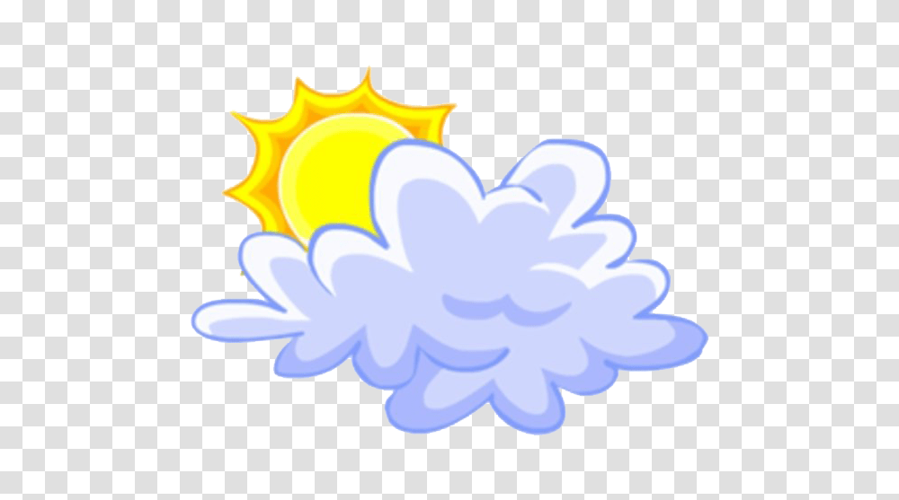 Sun And Clouds Clipart 3 Image Sun And Clouds Clipart, Graphics, Floral Design, Pattern, Outdoors Transparent Png