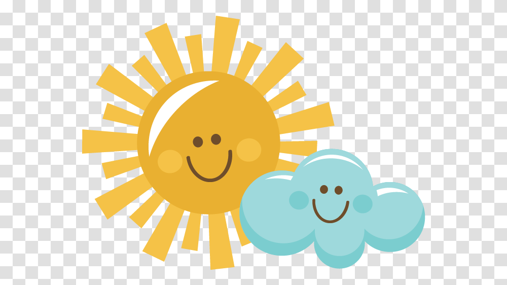 Sun And Clouds Clipart Image Sun And Cloud Clipart, Nature, Outdoors, Sky, Crowd Transparent Png