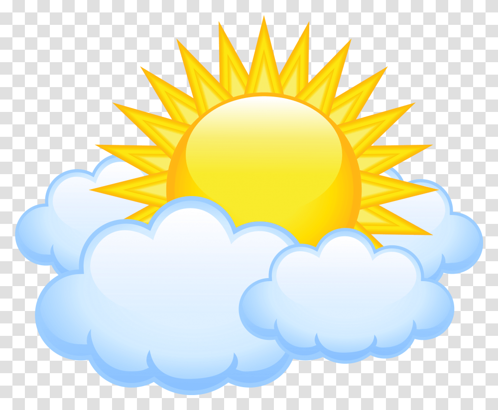 Sun And Clouds, Nature, Outdoors, Sky, Birthday Cake Transparent Png