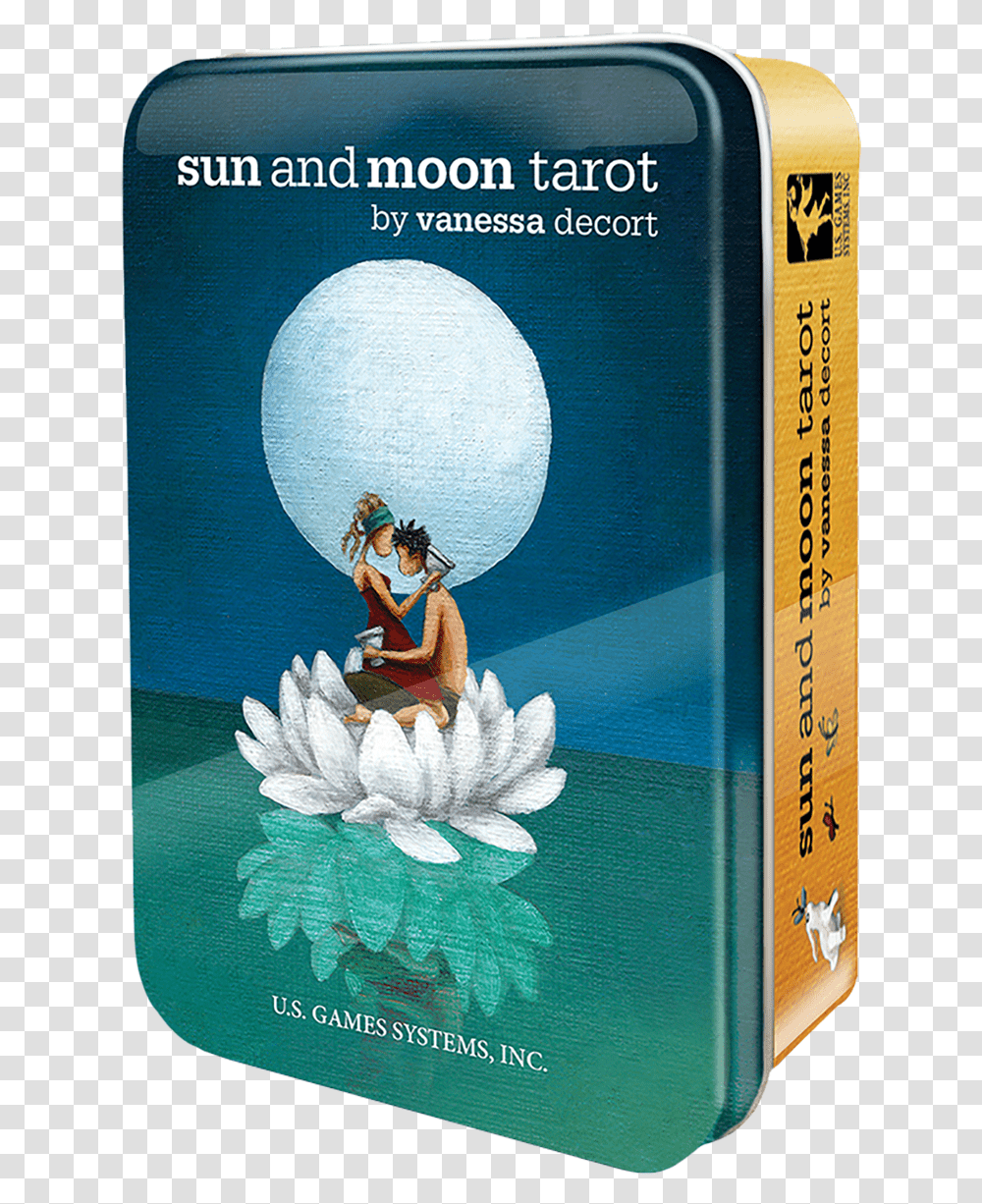 Sun And Moon In A Tin Sun And Moon Tarot By Vanessa Decort, Book, Person, Novel Transparent Png
