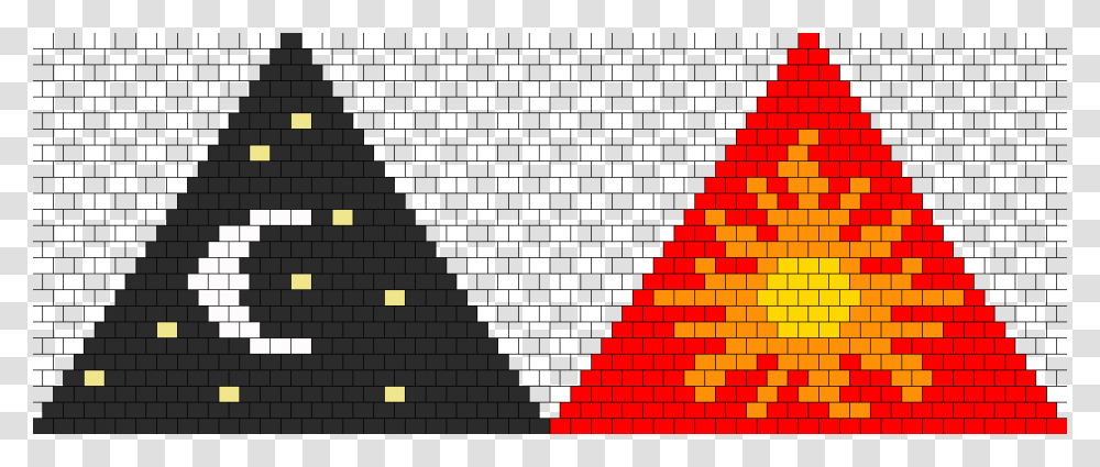 Sun And Moon Kandikini Sun Moon Bead Patterns, Triangle, Architecture, Building Transparent Png
