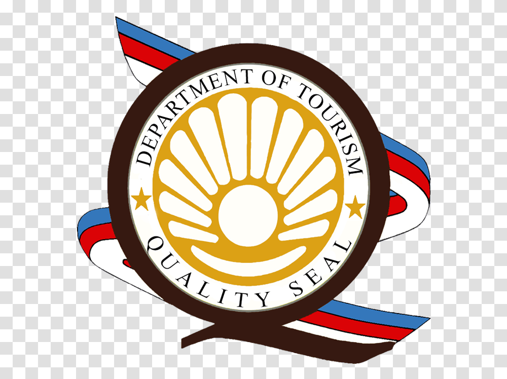 Sun And Moon Travel Tours New Department Of Tourism Logo, Symbol, Trademark, Gold, Trophy Transparent Png