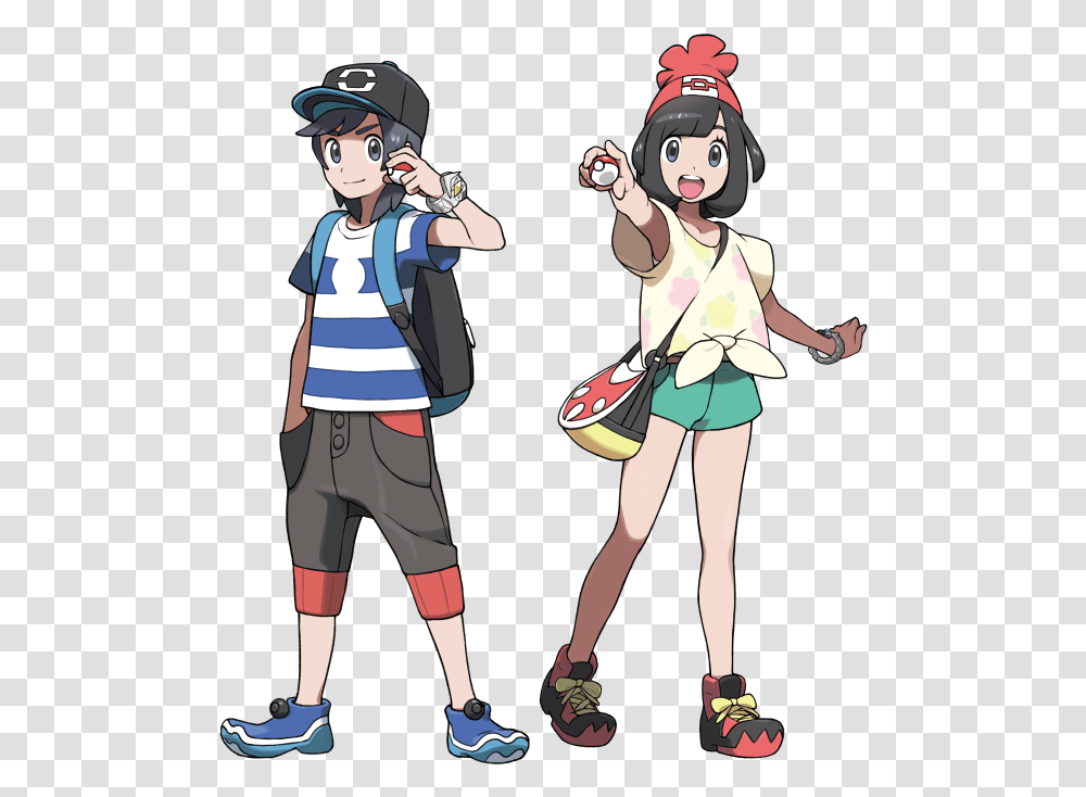 Sun And Pokmon Moon Pokemon Trainer, Person, Shoe, Footwear, Clothing Transparent Png