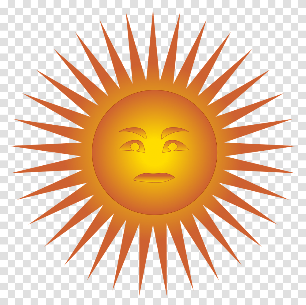 Sun Angry Face Made Red Heat Solar Explosion Portable Network Graphics, Nature, Outdoors, Sky, Sunrise Transparent Png