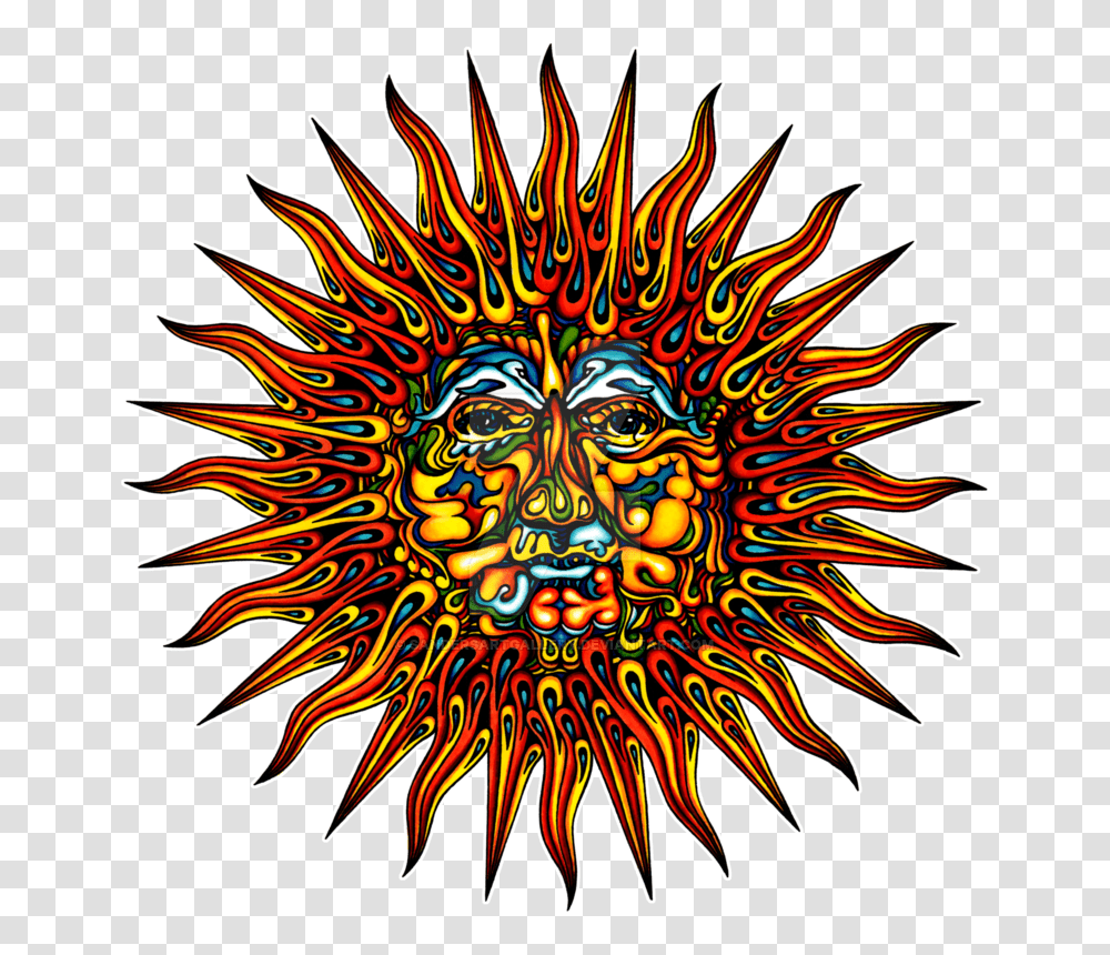 Sun Art In Sun, Pattern, Ornament, Fractal Transparent Png