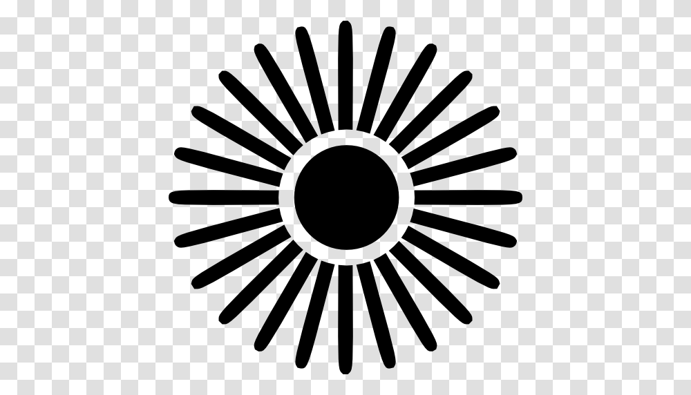 Sun Beams Icon, Machine, Logo, Trademark Transparent Png