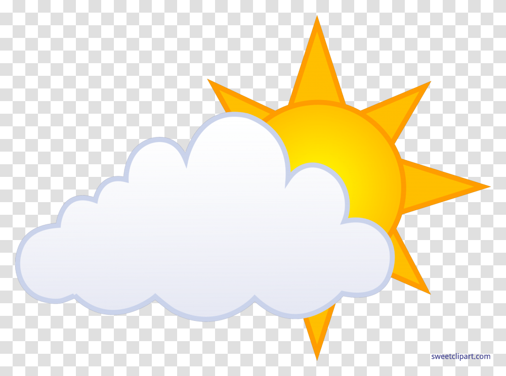 Sun Behind Cloud Clip Art, Outdoors, Nature, Star Symbol, Sky Transparent Png