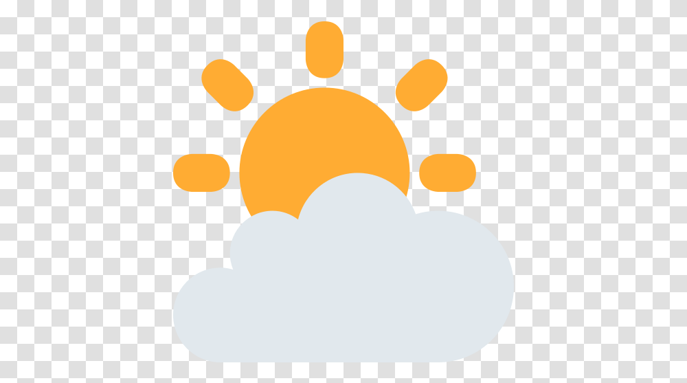 Sun Behind Cloud Emoji Meaning With Visual Stimulation For Infants, Nature, Outdoors, Flare, Light Transparent Png