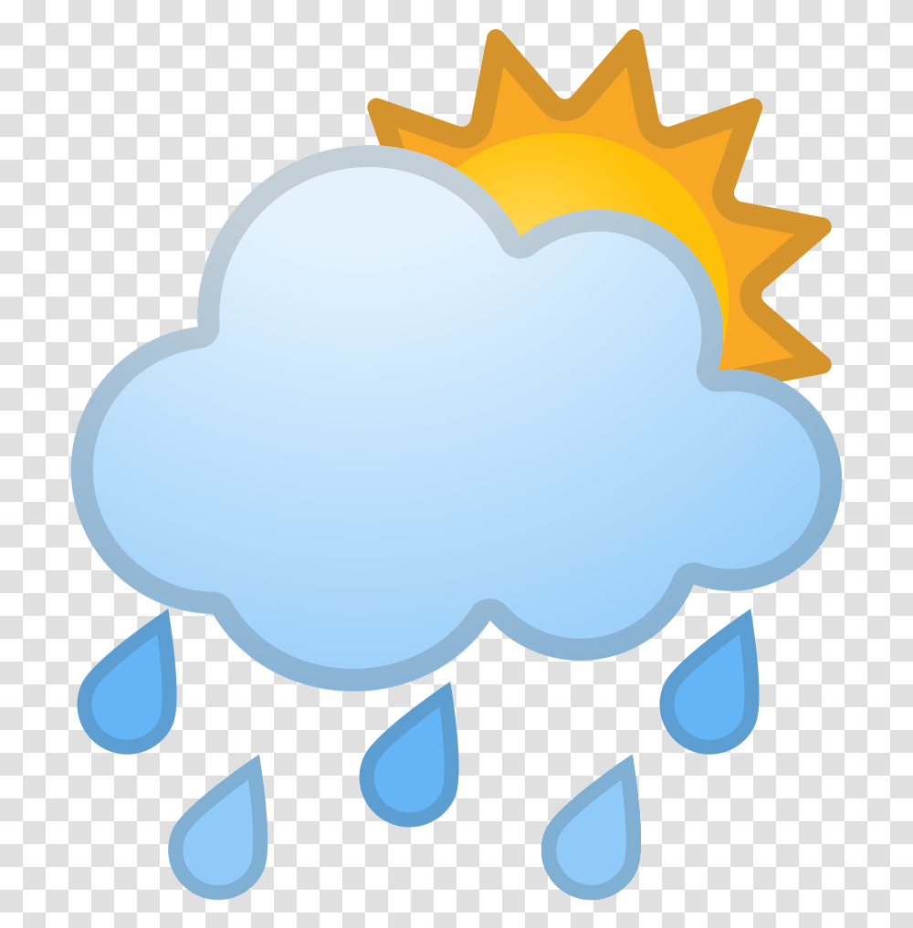 Sun Behind Rain Cloud Icon Cartoon Sun And Cloud, Flame, Fire Transparent Png