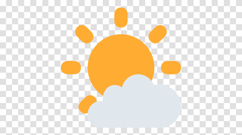 Sun Behind Small Cloud Emoji Meaning Clip Art, Outdoors, Nature, Hand, Silhouette Transparent Png