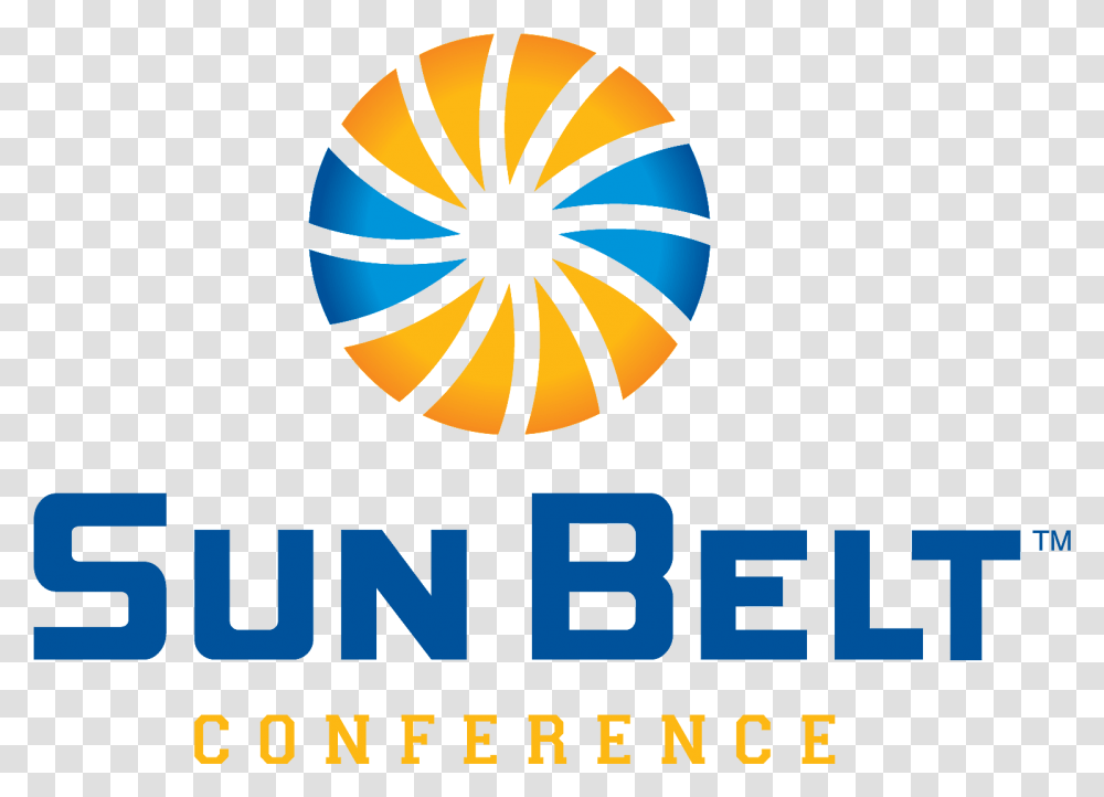 Sun Belt Football Logo, Trademark, Lamp, Badge Transparent Png