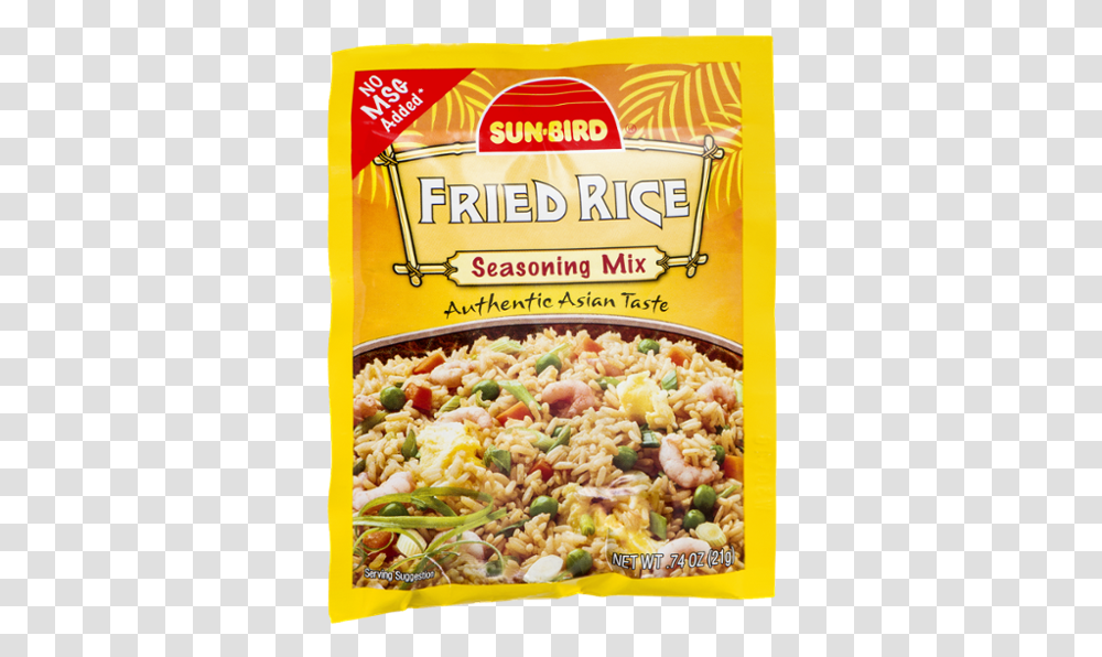 Sun Bird Fried Rice Seasoning Mix, Plant, Food, Meal, Pasta Transparent Png