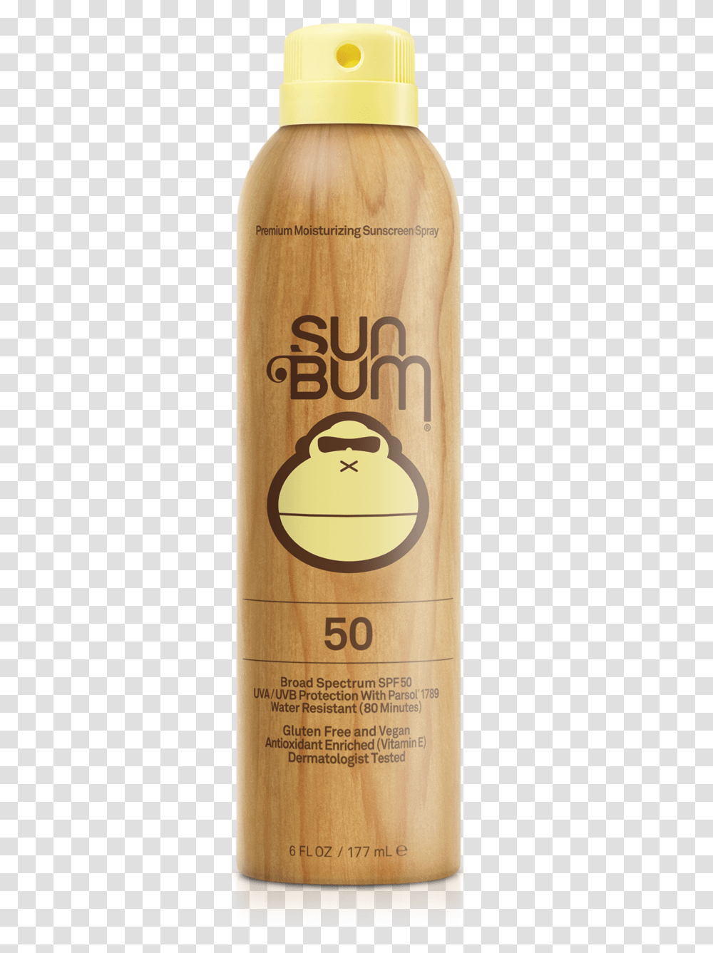Sun Bum 50 Spray, Label, Beverage, Drink Transparent Png