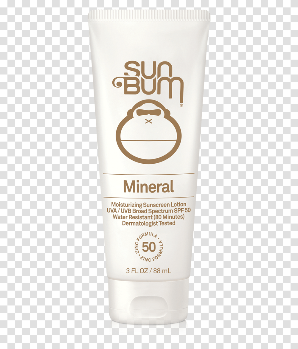 Sun Bum Mineral Sunscreen, Cosmetics, Bottle, Lotion Transparent Png